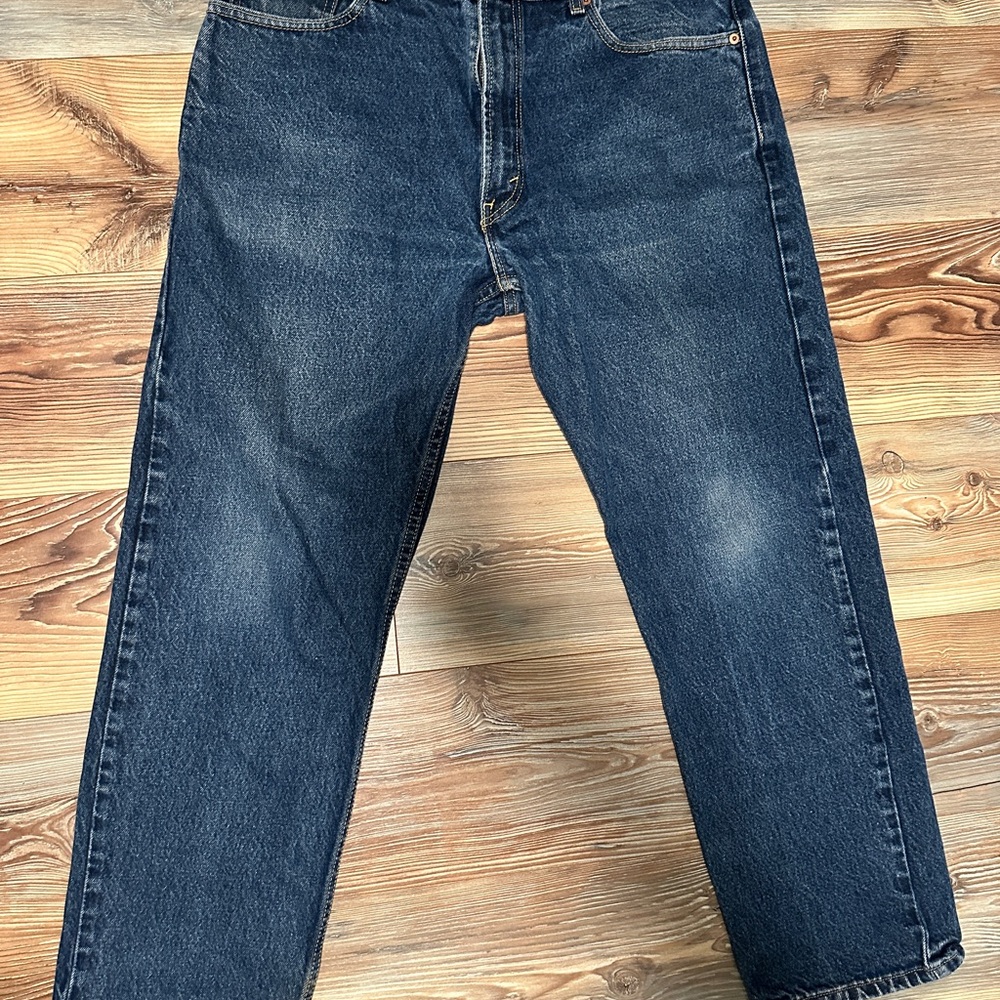 Levis 505 Regular Fit Jeans, Size 36 x 30